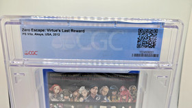 Zero Escape Virtues Last Reward PlayStation Vita  CGC Graded 10 Perfect A++ Seal