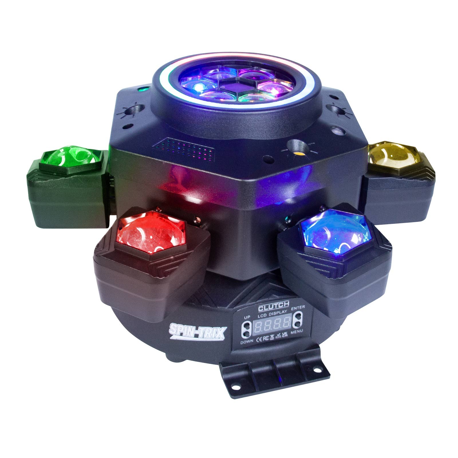 SPIN-TRIX 150W RGBW LED DMX Motion Beam   DJ Club Light Fixture