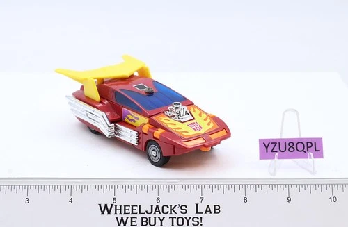 Hot Rod Vintage 1986 G1 Transformers Hasbro Action Figure TOP SCREWED ON