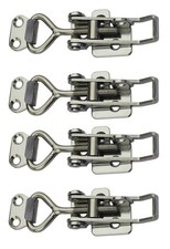 4 Pack Adjustable Buckle Cabinet Boxes Lever Handle Toggle Catch Latch Lock ...