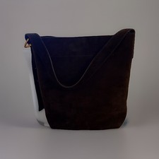Madewell The Essential Bucket Tote Shoulder Bag Medium Gold Buckle
