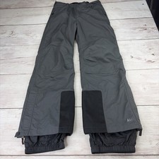 REI Boy's L 14-16 Snow Ski Pants Fleece Lined Gaiters Reinforced Cuffs Zip Hems