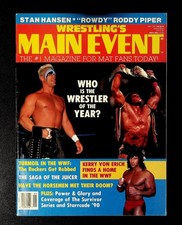 Wrestling's Main Event May 1991 Wrestler of the Year Sting Kerry Von Erich