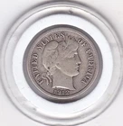 1912    Barber   Dime  (90% Silver)  Coin