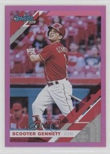 2019 Panini Donruss Holo Pink Scooter Gennett #137 0kv2