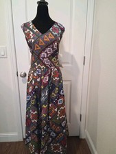 Ashro Ladies sleeveless floral dress size 16 Fully Lined Career Church  NWT