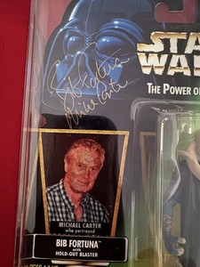 Kenner Star Wars Power of the Force Bib Fortuna Toy Expo Signed 1997 Figure