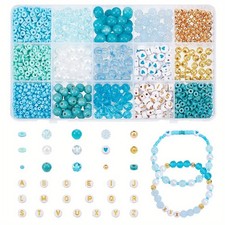 1box Beads Jewelry Making Finding Kit Including Brass  Acrylic  Seed