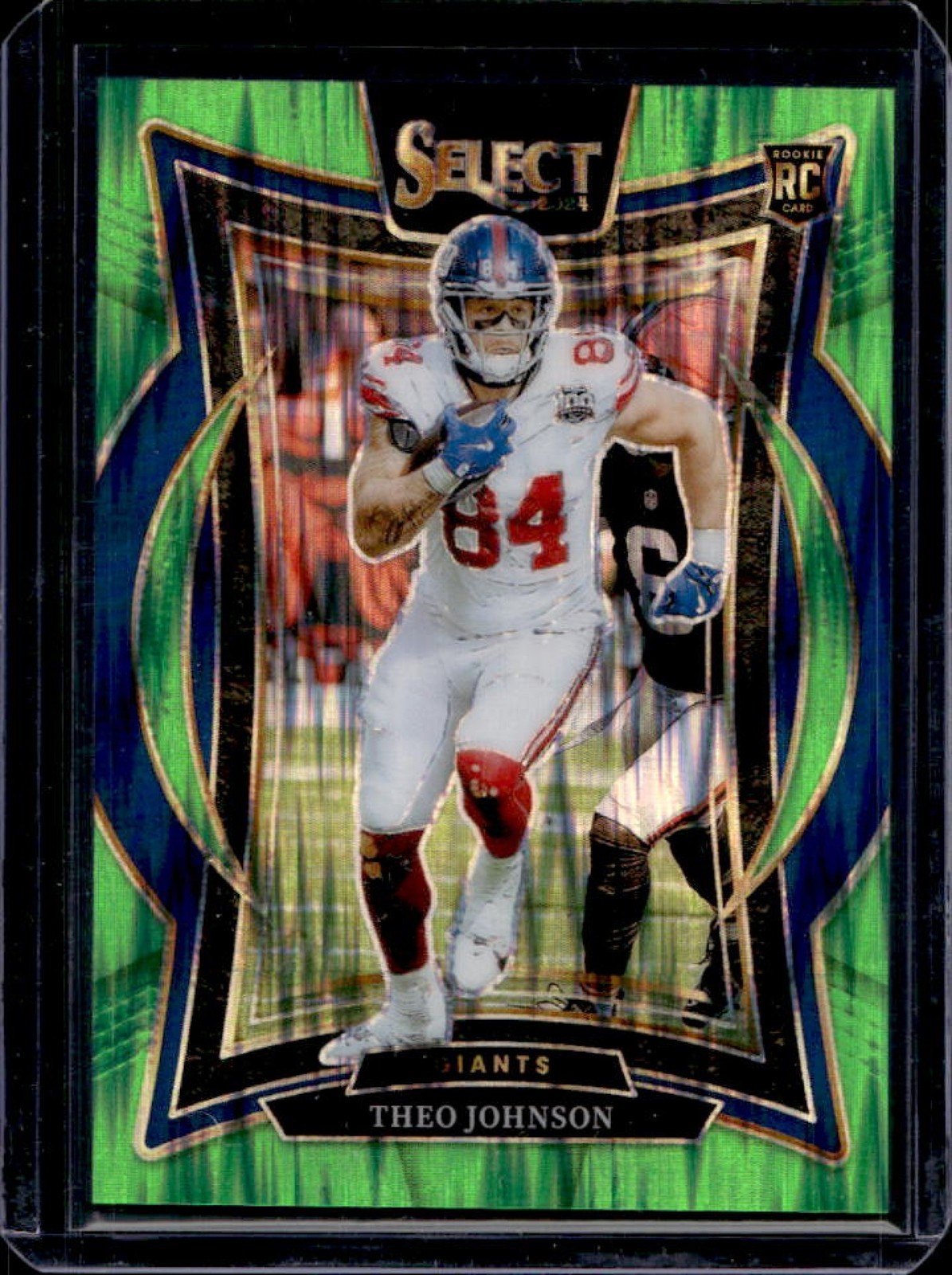 Theo Johnson Panini Select #96 Neon Green Shock