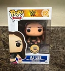 Funko Pop! WWE AJ Lee #12 WWE Exclusive Vinyl Figure Original Unopened