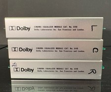 Lot of 3 DOLBY CP65 Cinema Sound Processor Cat. No. 64B Equalizer Module Cards