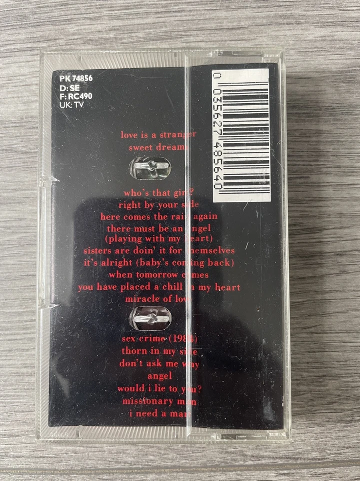 Eurythmics – Greatest Hits - Cassette Album Play Tested - Image 2 of 3