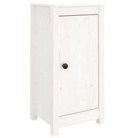 Sideboards 2 Stk. Weiß 40X35X80 Cm Massivholz Kiefer Kommode Anrichte