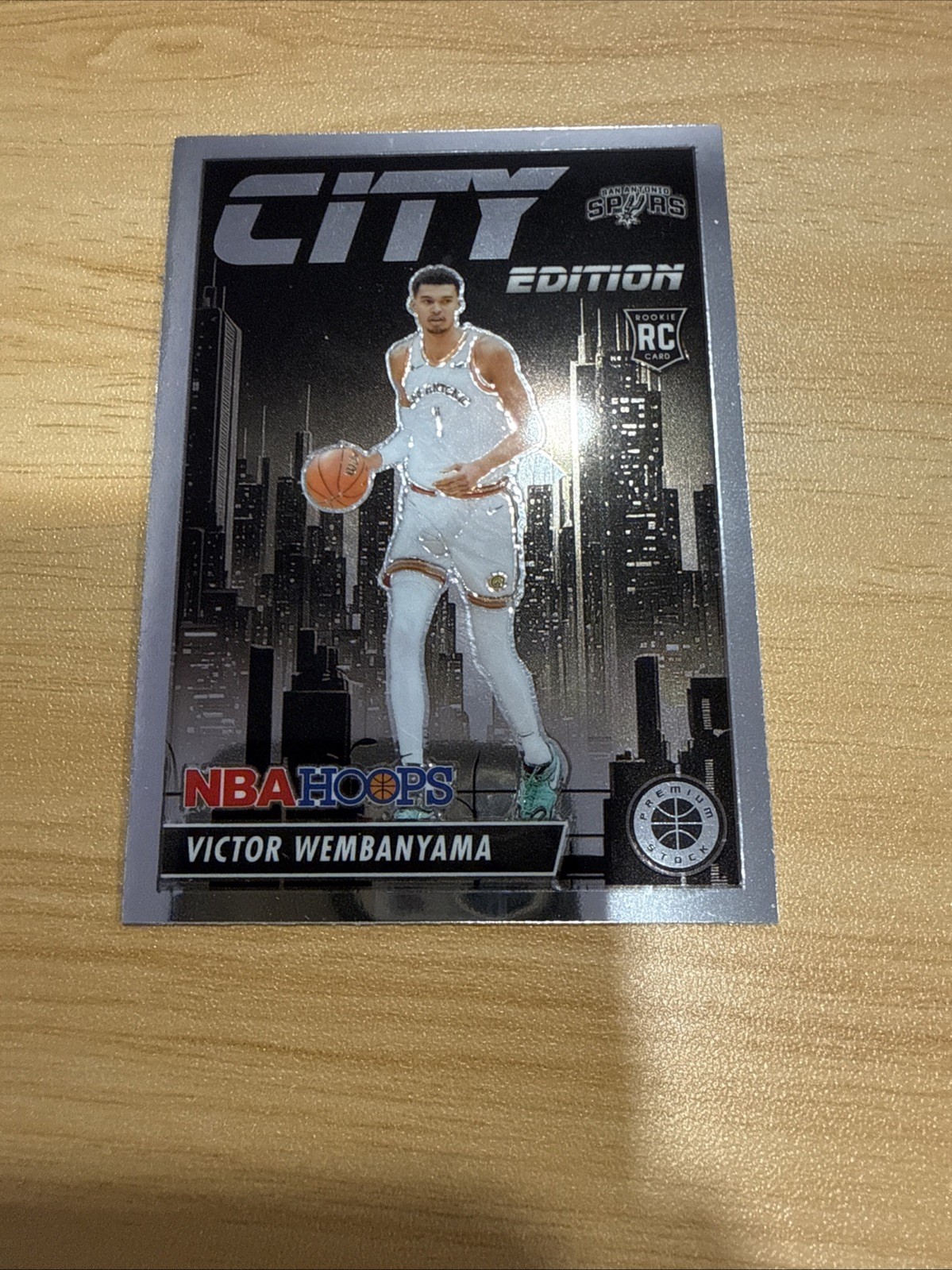 2023-24 Panini Nba Hoops Premium Stock - City Edition Victor Wembanyama #25 (RC)