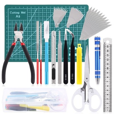 Glarks 39Pcs Gundam Model Tools Kit Model Building Tools Hobby Model Tools Mo...