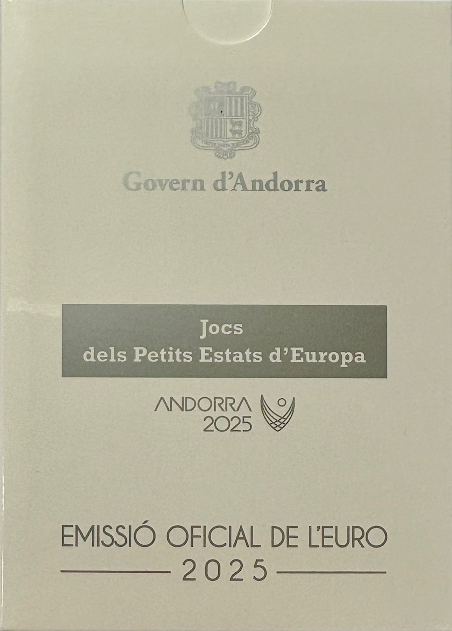 2 Euros Andorre 2025 B.E. - Jeux des Petits Etats d'Europe