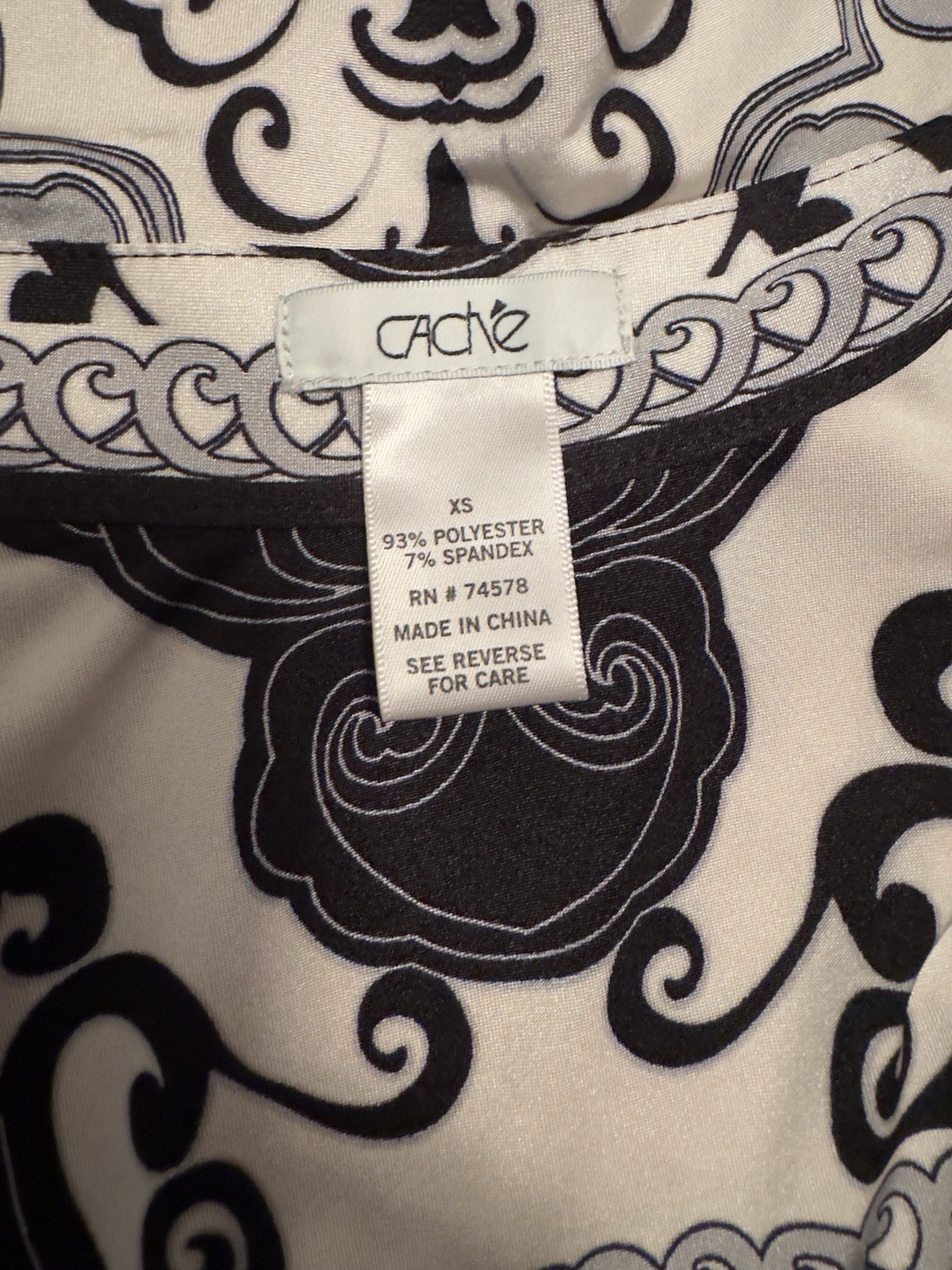 CACHE Blouse Snap Down Closure XS - image 3