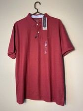 Tommy Hilfiger Men s Polo Shirt Burgundy Regular Fit Size XL NWT