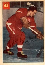 1954-55 Parkhurst - Marty Pavelich #43
