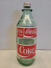 Coca-Cola Vintage Green Glass 2 Liter Bottle 1970’s - missing cap
