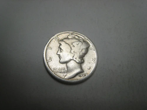1929-P Mercury Silver Dime