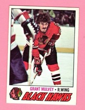1977-78 O-Pee-Chee #101 Grant Mulvey Chicago Blackhawks  - See Pics