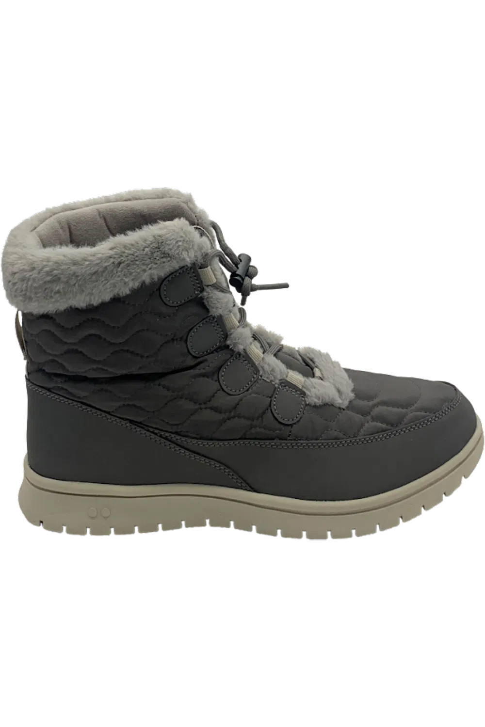 Ryka Water Repellent Faux Fur Winter Boots Snow Bound Gray 7990₽