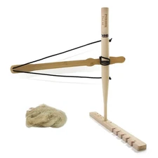 Bow Drill Fire Starter Kit, Survival Tool, Primitive Friction Fire Starting K...