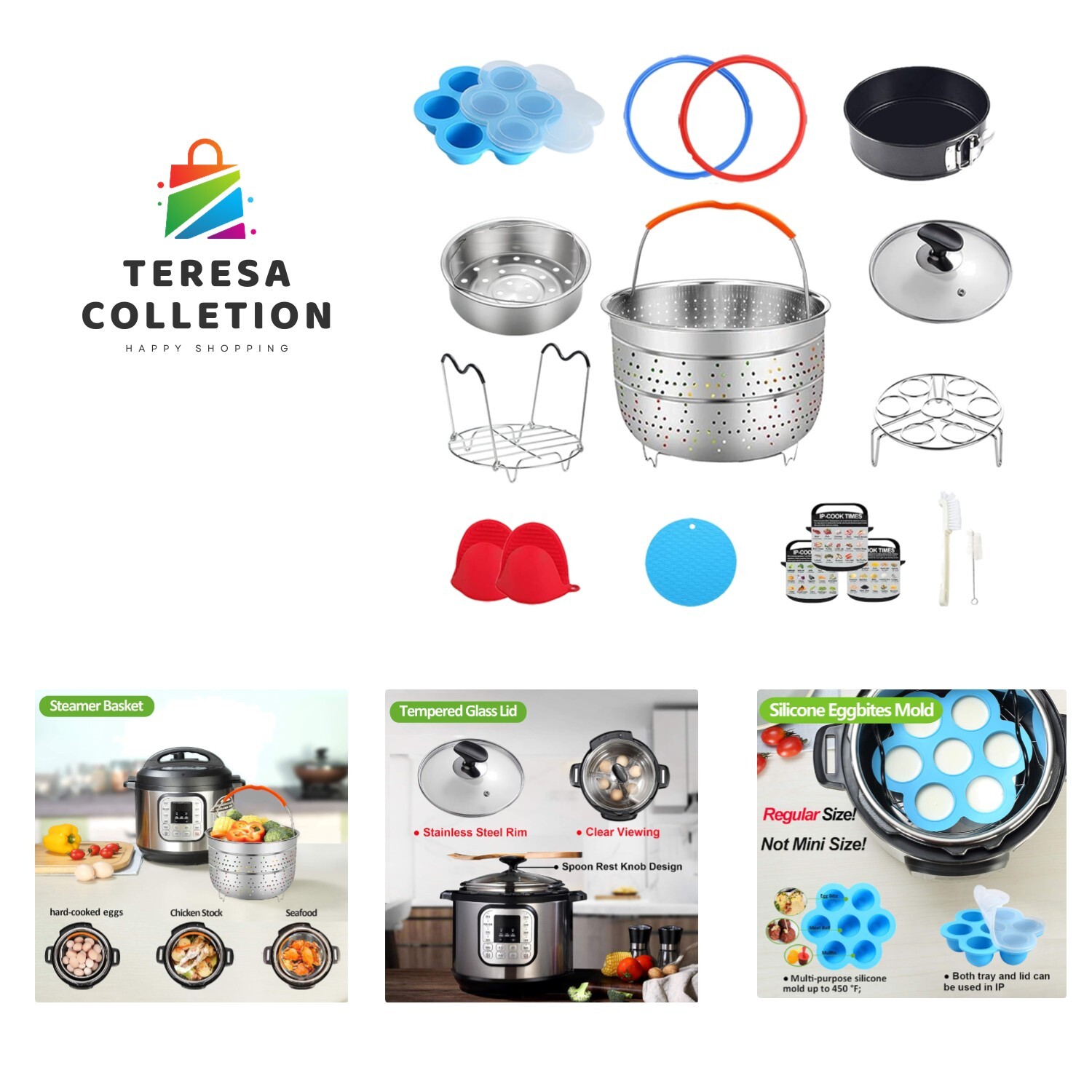 Accessories Compatible With Instant Pot 6 Qt - Steamer Baske