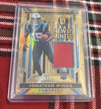 2023 Gold Standard Jonathan Mingo RC Newly Minted Relic /399 Panthers