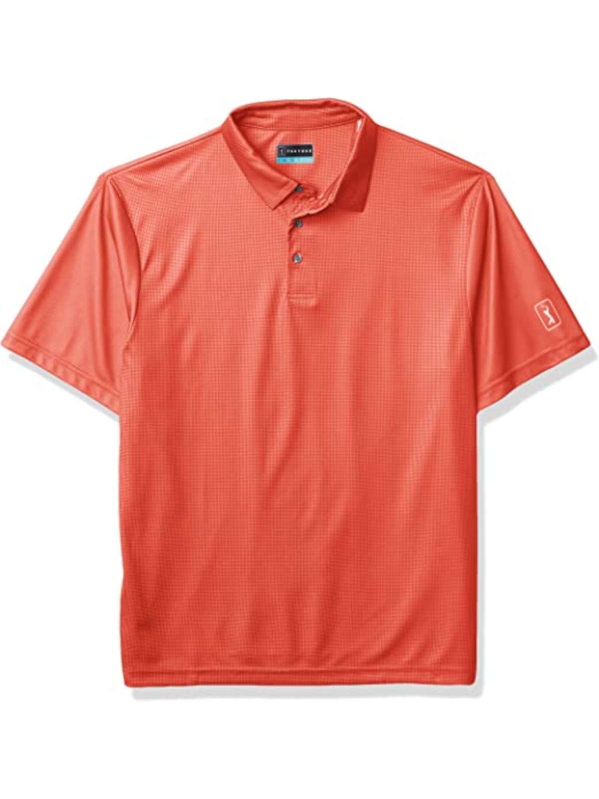 ГИБРИДНАЯ ОДЕЖДА Мужские мужские поло в оранжевую легкую клетку спортивного покроя Polo S 1590₽