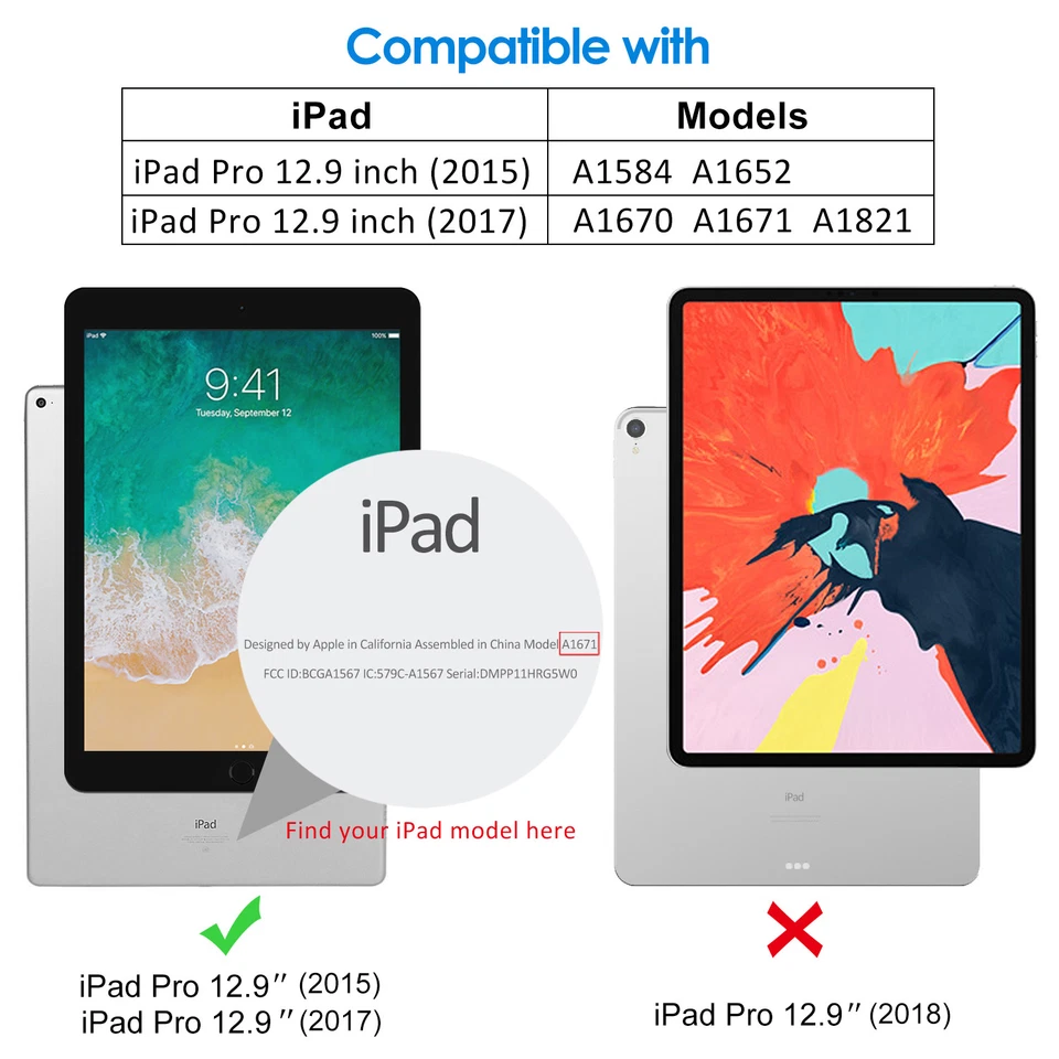 Screen Protector for iPad Pro 12.9-Inch (2015/2017 Model, 1st/2nd Generation) - Image 2 of 4