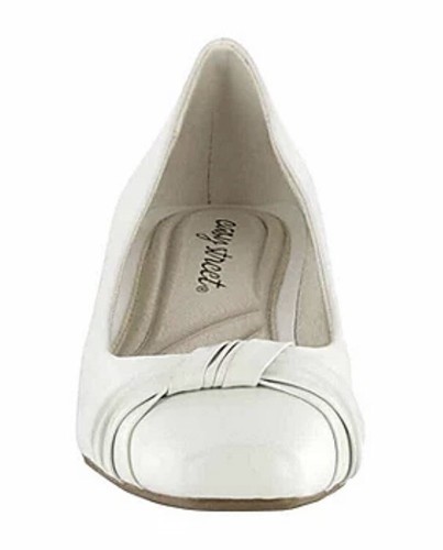 Easy Street Women's SIZE 7.5M Waive Pumps WHITE Square Toe MSRP $55 NEW - Picture 2 of 6