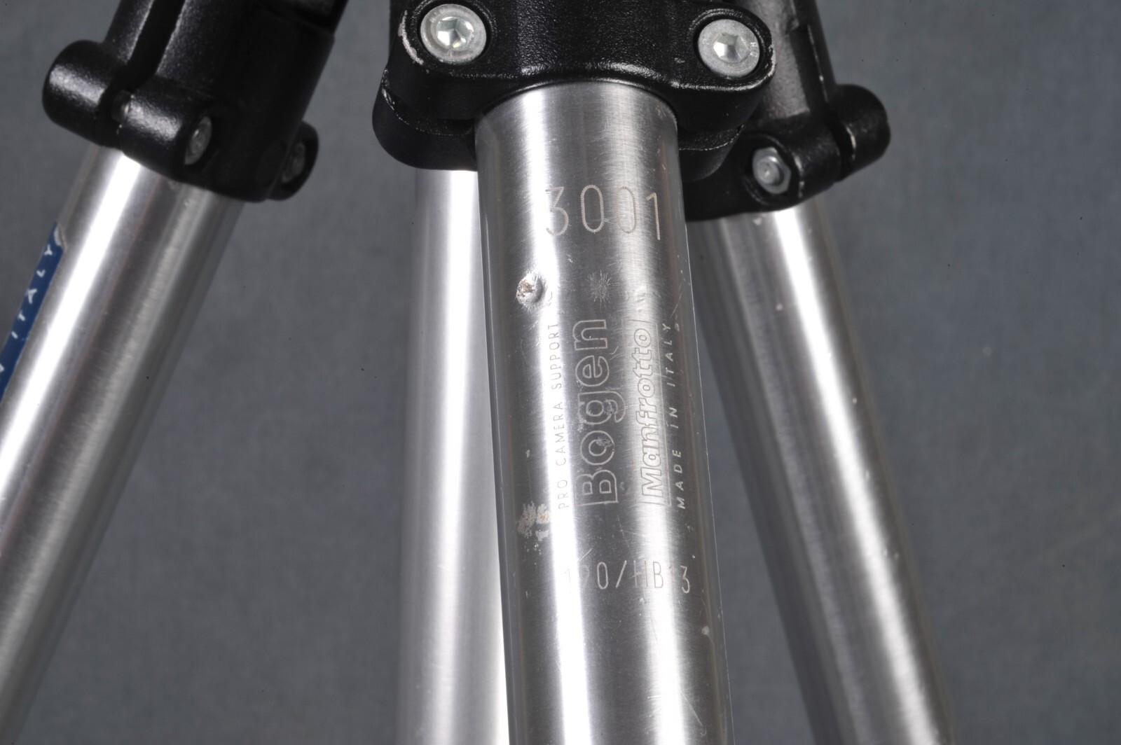Bogen Manfrotto 3001 Professional Tripod No Head Made in Italy eBay