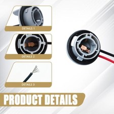 2PCS LED Bulb Socket Holder, Turn Signal Tail Light Brake Light Base Plug Connec