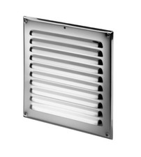 Stainless Steel Air Vent Grille with Fly Screen / Metal Duct Ventilation Cover