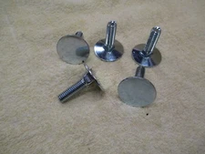 (5) 3/8" CT, 16 x  1-1/2" Bright Zinc-Plated Steel Elevator Flat Head Bolts, M7