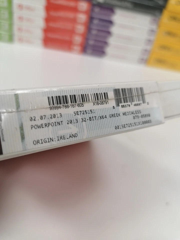 Nuovo Sigillato Microsoft Office 2013 PowerPoint Greco Medialess IVA FATTURA ... - Immagine 4 di 4