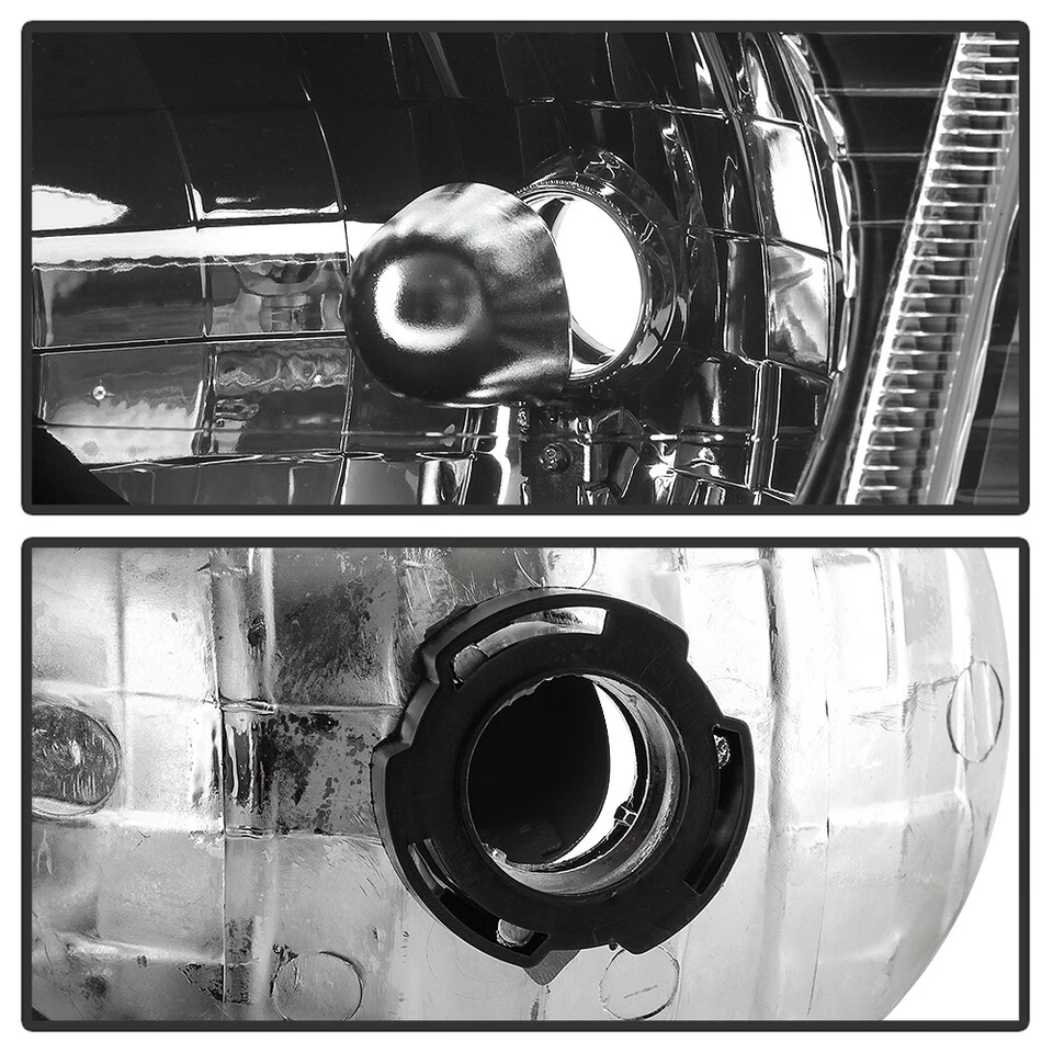 2001-2005 Ford Explorer Sport Trac Headlights Corner Headlamps Black Left+Right - Image 4 of 4