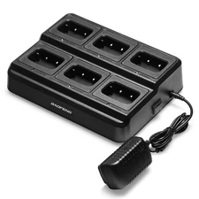 BAOFENG 888S Six Way Charger Dock for BF-888S Battery Walkie Talkie US