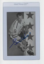  Gordie Howe Detroit Red Wings Auto 3 1/2 x 5 1/2 Hockey Postcard Autograph 