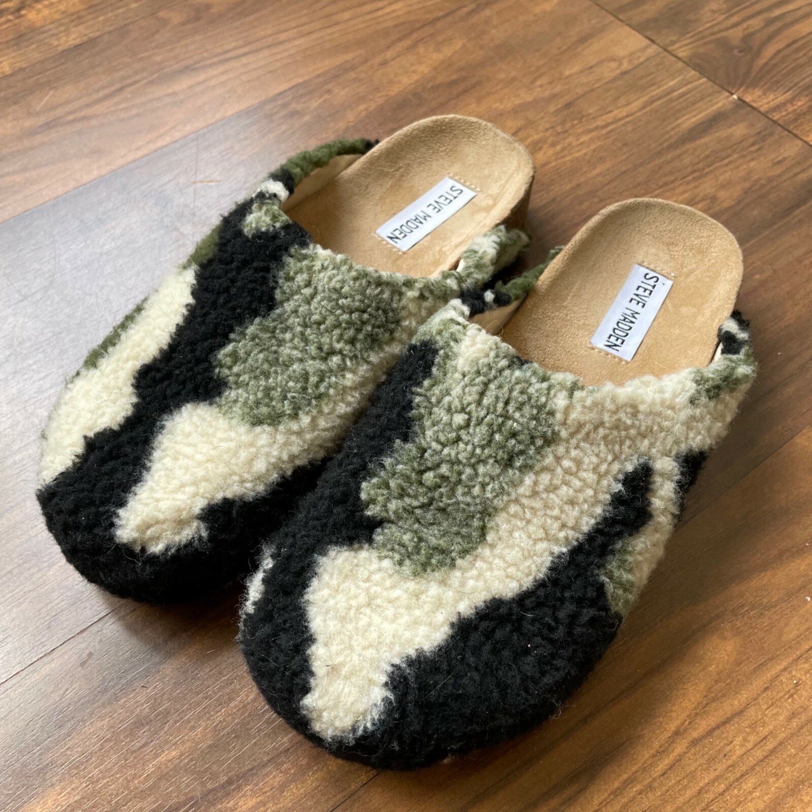 Faux Fur Mule Slippers Shoes 