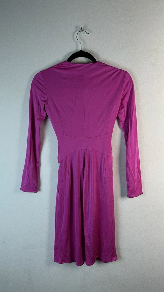 Issa London Silk Tie Waist Royal Engagement Pink Dress US 2 UK6 - Image 2 of 4