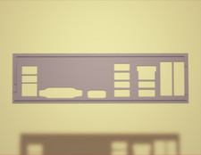 Gigabyte B450 Aorus M I/O Shield, 3D Printed, IO Backplate