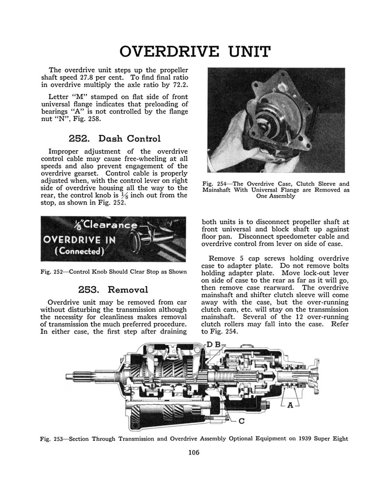 Manual de tienda Packard 1938-1939 Foto 3 de 3