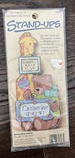 Dimensions Cross Stitch Kit Stand-Ups Babies Birth Record NEW 7  Giraffe Bear