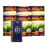  TongKatALI Coffee + Te Divina Detox Tea 6 Weeks Supply - Energy Pack