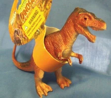 T-Rex Dinosaur Figures 4 in tall Brown New Hunson