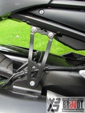 BRUUDT Auspuffhalter für Yamaha FZ8 und FZ1 (S und N Modellen) ab 2006