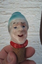Ausgie&szlig;er - Bottle Stopper - Pourer / Verseur - Schnapsnase PORZELLAN